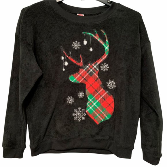 Holiday Time Christmas Deer  Sweater size M NWOT - Picture 2 of 6